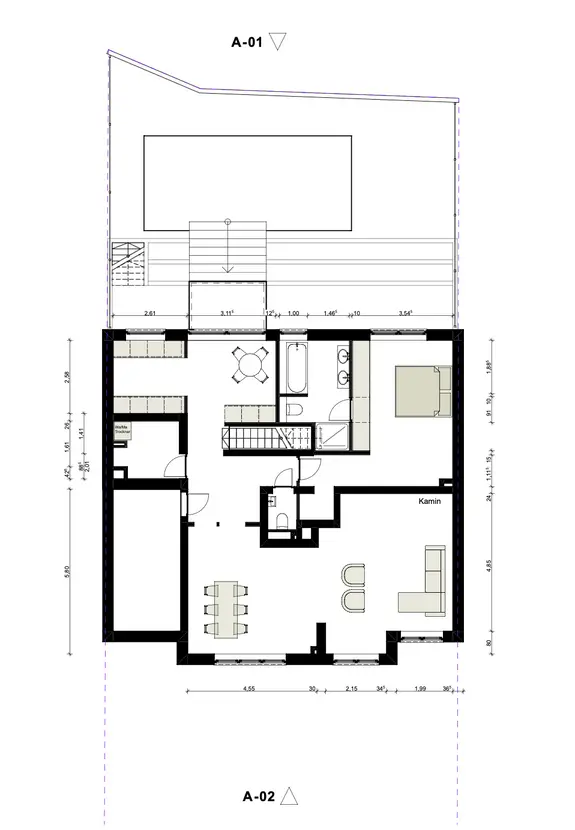 Grundriss, Blatt 1, Maison Lambert